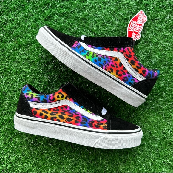 Vans Old Skool Rainbow Spotted Leopard - Picture 4 of 9